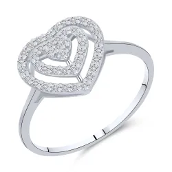 Inel din aur alb cu Diamant