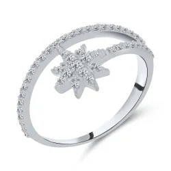 Inel din argint cu Cubic Zirconia Incolor