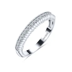 Inel din argint cu Cubic Zirconia Incolor