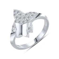 Inel din argint cu Cubic Zirconia Incolor