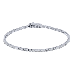 Brățară Tennis din argint  cu pietre Cubic Zirconia Incolor