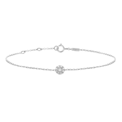 Brățară din aur alb cu pietre Diamant