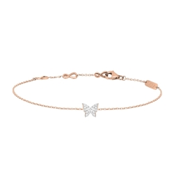 Brățară din aur roz cu pietre Diamant