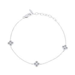 Brățară din aur alb cu Diamant
