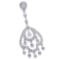 Pandantiv din argint cu Cubic Zirconia Incolor