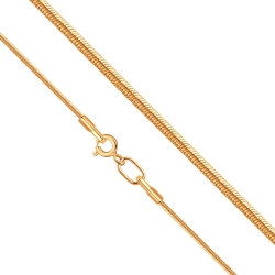 Цепь из красного золота без камней