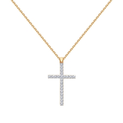 Колье из красного золота с камнями Бриллиант