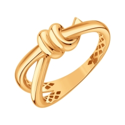 Inel din aur roșu fără pietre