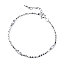 Brățară din argint  cu pietre Cubic Zirconia Incolor