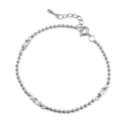 Brățară din argint cu Cubic Zirconia Incolor