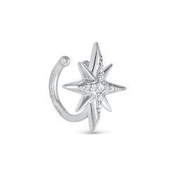 Piercing din aur alb cu Diamant