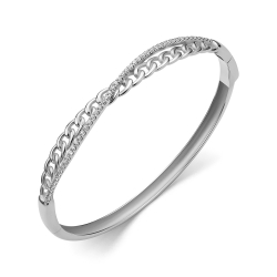 Brățară din argint  cu pietre Cubic Zirconia Incolor,