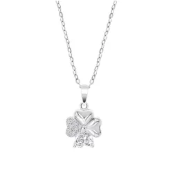 Colier din argint cu Cubic Zirconia Incolor