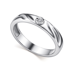 Inel din argint  cu pietre Diamant