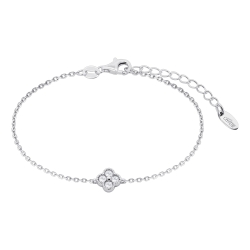 Brățară din argint  cu pietre Cubic Zirconia Incolor