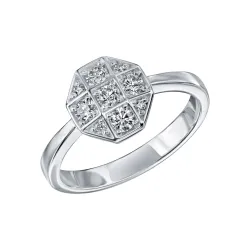 Inel din aur alb cu Diamant