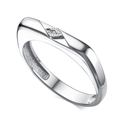 Inel din argint  cu pietre Diamant