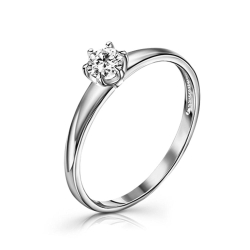 Inel din argint  cu pietre Cubic Zirconia Incolor