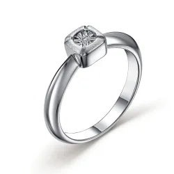 Inel din argint cu Diamant
