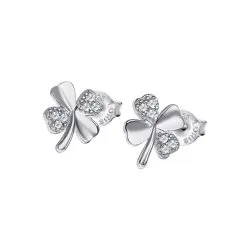 Cercei Pusete din argint cu Cubic Zirconia Incolor