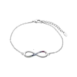 Brățară din argint cu Cubic Zirconia Multicoloră