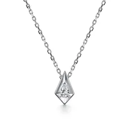 Colier din argint cu Cubic Zirconia Incolor
