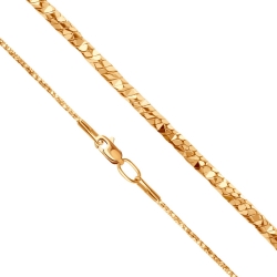 Цепь из красного золота без камней