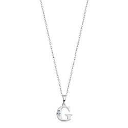 Colier din argint  cu pietre Cubic Zirconia Incolor