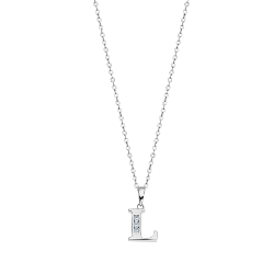 Colier din argint  cu pietre Cubic Zirconia Incolor