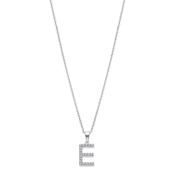 Colier din argint  cu pietre Cubic Zirconia Incolor