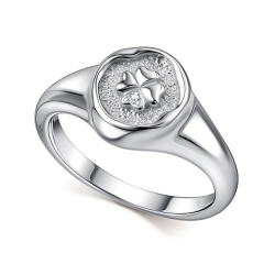 Inel din argint  cu pietre Diamant