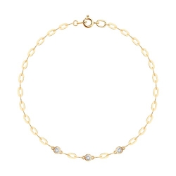 Brățară din aur roșu cu Cubic Zirconia Incolor