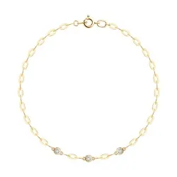 Brățară din aur roșu cu Cubic Zirconia Incolor