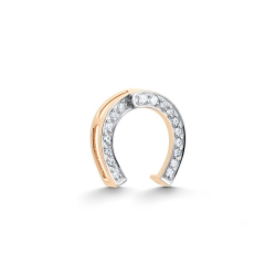 Подвеска из красного золота с камнями Бриллиант