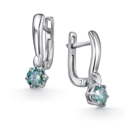 Cercei din argint  cu pietre