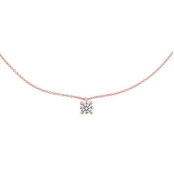 Колье из красного золота с камнями Бриллиант