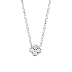 Colier din argint  cu pietre Cubic Zirconia Incolor