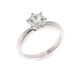 Inel din argint  cu pietre Cubic Zirconia Incolor