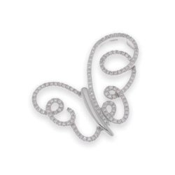Pandantiv din argint  cu pietre Cubic Zirconia Incolor