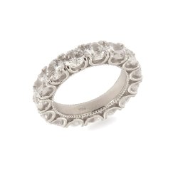 Inel din argint  cu pietre Cubic Zirconia Incolor