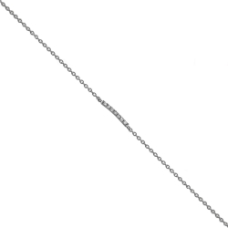Brățară din aur alb cu pietre Diamant