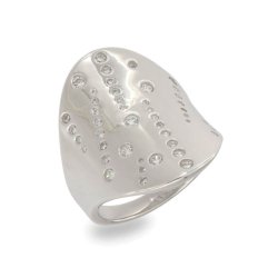 Inel din argint  cu pietre Cubic Zirconia Incolor