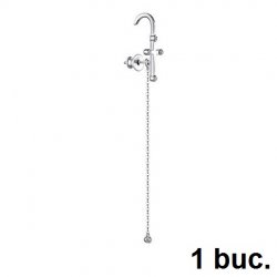 Cercel din argint  cu pietre Cubic Zirconia Incolor