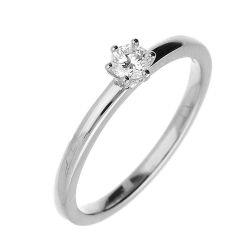 Inel din aur alb cu pietre Diamant