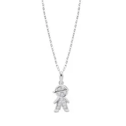 Colier din argint cu Cubic Zirconia Incolor