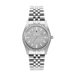 Часы JACQUES DU MANOIR с камнями Swarovski