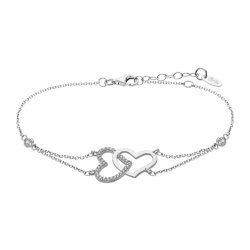 Brățară Love din argint  cu pietre Cubic Zirconia Incolor