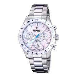 Ceas FESTINA  cu Ceramica albă