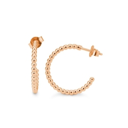 Серьги Пусеты из красного золота без камней