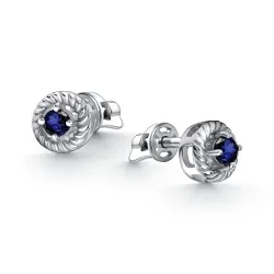 Cercei Pusete din argint cu Topaz London